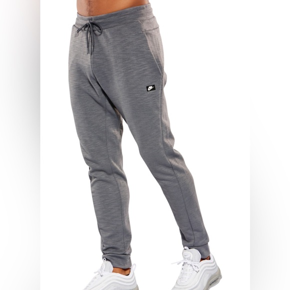 Nike NSW Optic Grey Activewear Athleisure Joggers Track Pants, Men’s Large - Picture 2 of 16